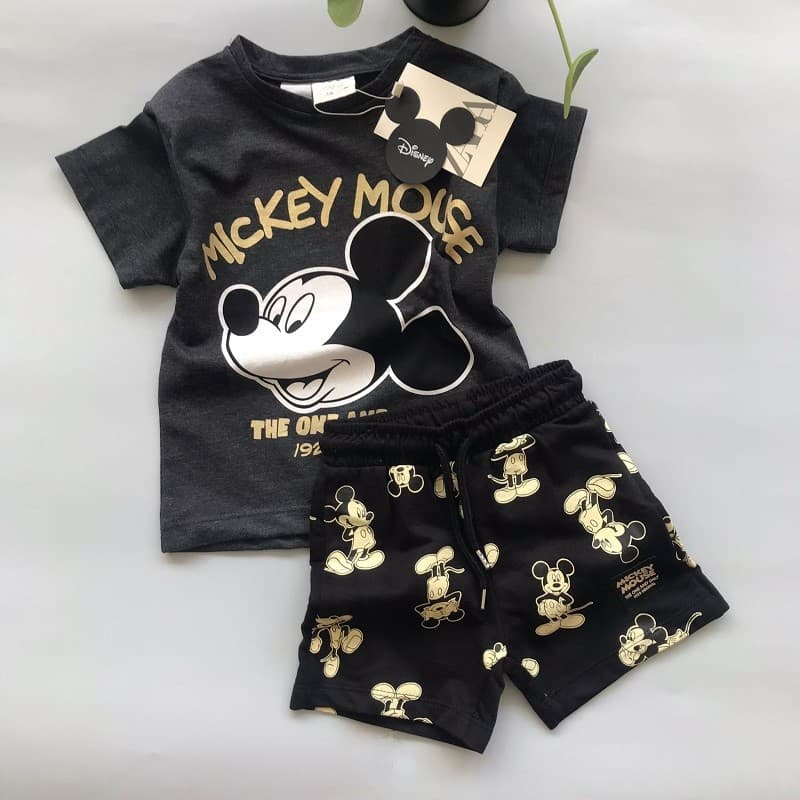 Orjınal Mickey Mouse Şortlu Takım