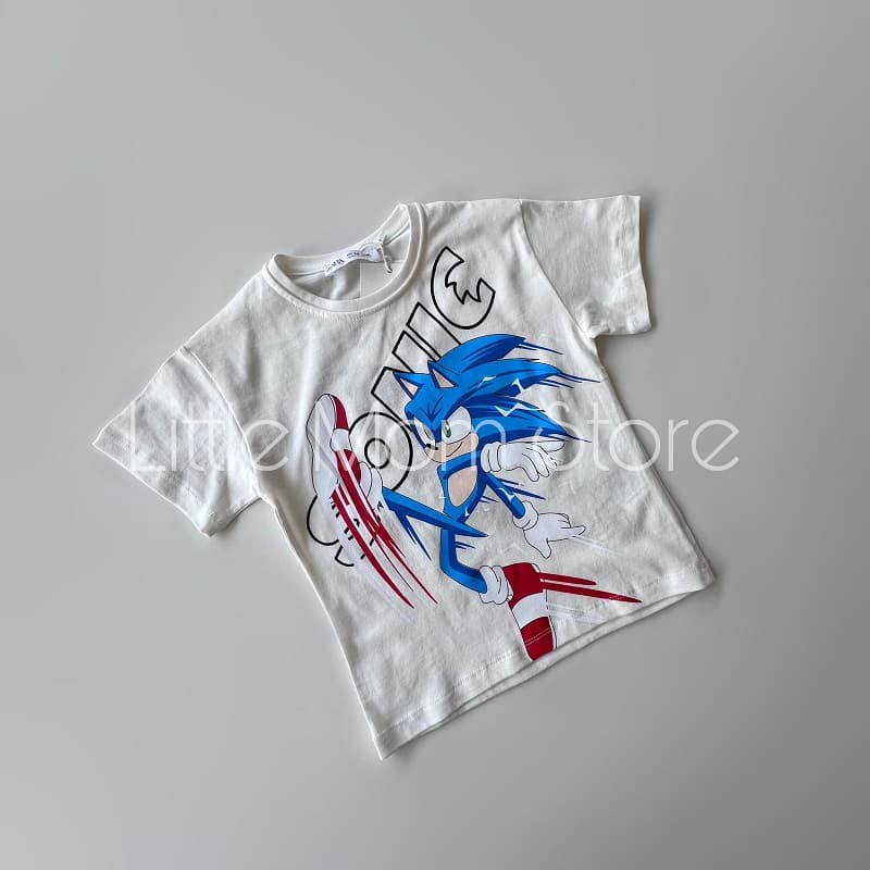 Orjinal Sırt Baskılı Sonic Tişört