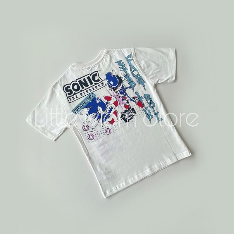 Orjinal Sırt Baskılı Sonic Tişört